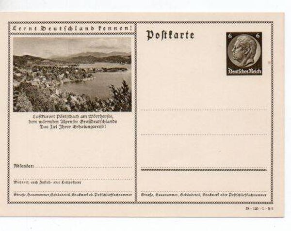 Deutsches Reich Bildpostkarte P236/ 38-125-1-B9 ungebraucht/ *