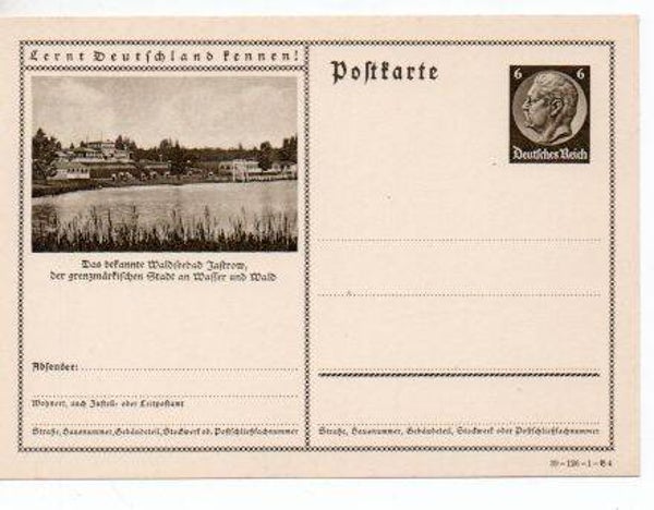 Deutsches Reich Bildpostkarte P236/ 38-126-1-B4 ungebraucht/ *