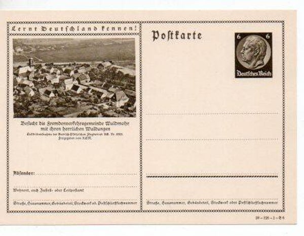 Deutsches Reich Bildpostkarte P236/ 38-126-1-B6 ungebraucht/ *
