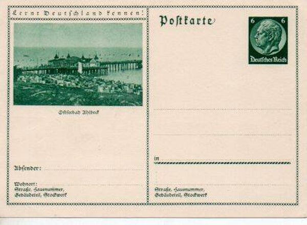 Deutsches Reich Bildpostkarte P221/ 01 ungebraucht *