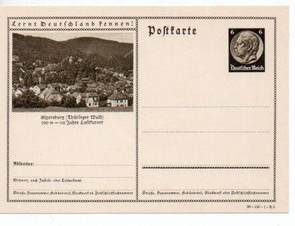 d1371-Deutsches Reich Bildpostkarte P236/ 39-130-1-B5 ungebraucht/ *