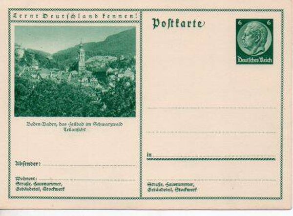 Deutsches Reich Bildpostkarte P221/ 09 ungebraucht *