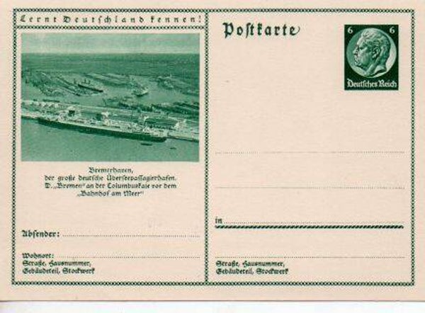 Deutsches Reich Bildpostkarte P221/ 013 ungebraucht *