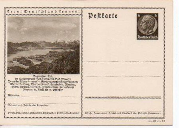 Deutsches Reich Bildpostkarte P236/ 41-163-1-B3 ungebraucht/ *
