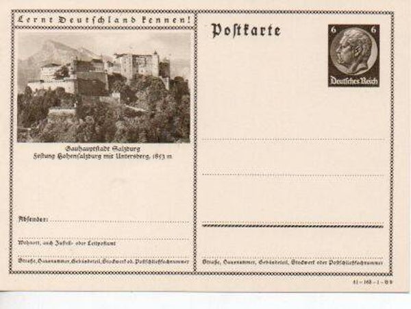 Deutsches Reich Bildpostkarte P236/ 41-163-1-B9 ungebraucht/ *