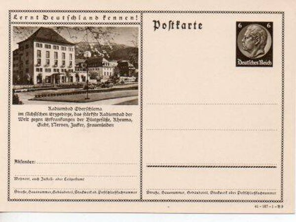 Deutsches Reich Bildpostkarte P236/ 41-166-1-B9 ungebraucht/ *