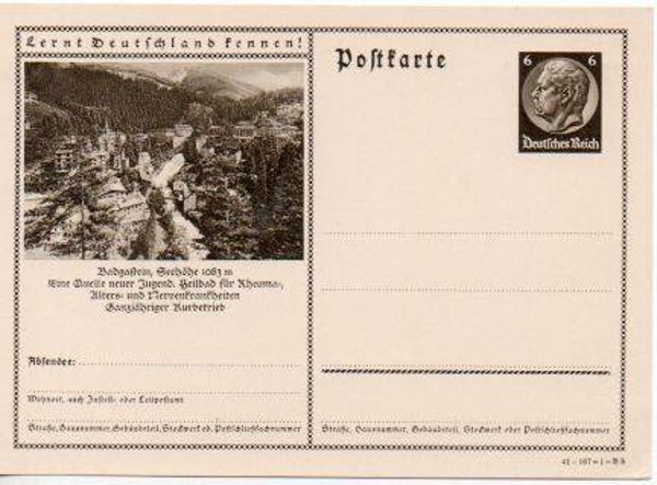 Deutsches Reich Bildpostkarte P236/ 41-167-1-B8 ungebraucht/ *
