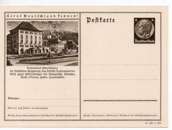 Deutsches Reich Bildpostkarte P236/ 41-167-1-B9 ungebraucht/ *