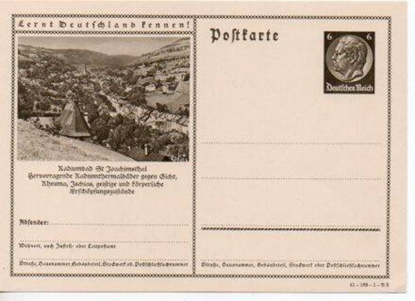 Deutsches Reich Bildpostkarte P236/ 41-168-1-B3 ungebraucht/ *