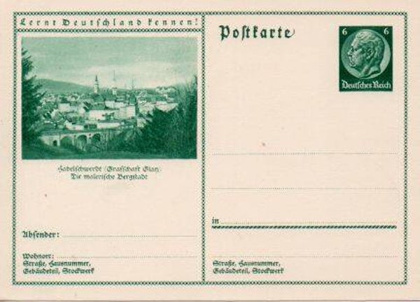 d170-Deutsches Reich Bildpostkarte P221/ 031 ungebraucht *