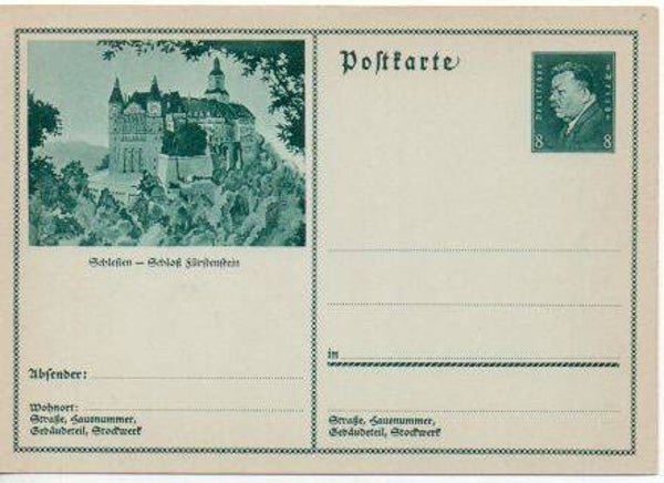 d1823-Deutsches Reich Bildpostkarte P192 / 08 ungebraucht/ *