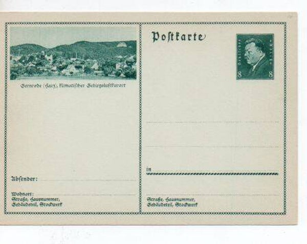 d1826-Deutsches Reich Bildpostkarte P192 / 010 ungebraucht/ *