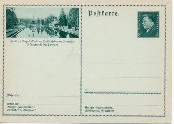 d1829-Deutsches Reich Bildpostkarte P192 / 013 ungebraucht/ *