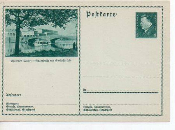 d1837-Deutsches Reich Bildpostkarte P192 / 021 ungebraucht/ *