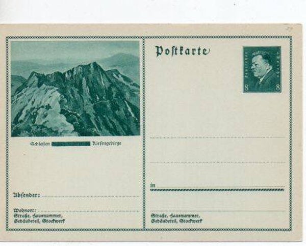 Deutsches Reich Bildpostkarte P192 / 028 ungebraucht/ *