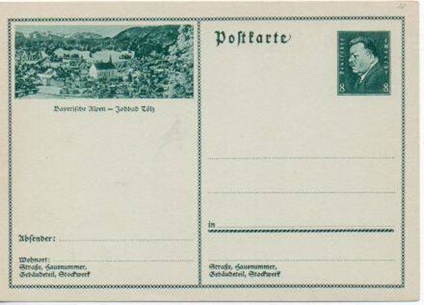 Deutsches Reich Bildpostkarte P192 / 032 ungebraucht/ *
