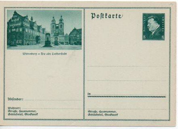 Deutsches Reich Bildpostkarte P192 / 034 ungebraucht/ *