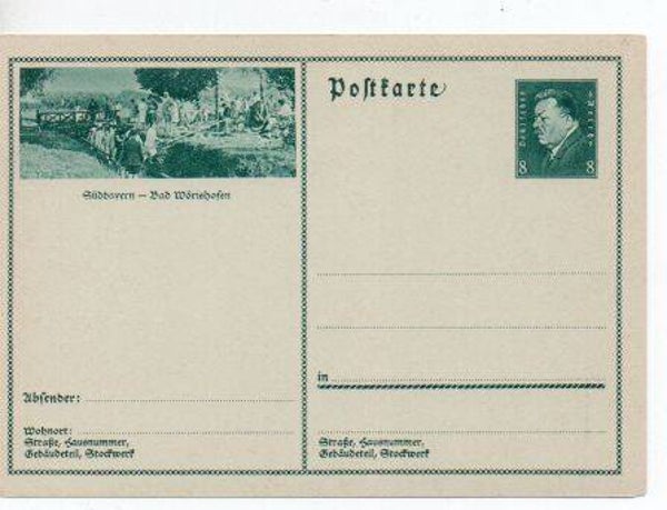 Deutsches Reich Bildpostkarte P192 / 035 ungebraucht/ *