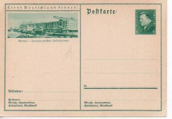 Deutsches Reich Bildpostkarte P202 / 052 ungebraucht/ *