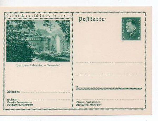 Deutsches Reich Bildpostkarte P202 / 032a ungebraucht/ *