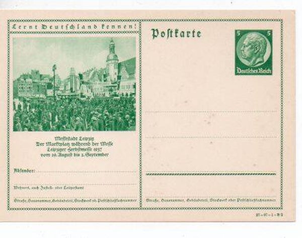 Deutsches Reich Bildpostkarte P238/37-97-1-B2 ungebraucht/ *
