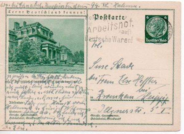 Deutsches Reich Bildpostkarte P221/ 061 gelaufen/ o