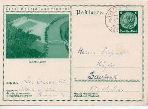 d1855q-Deutsches Reich Bildpostkarte P221/ 047 gelaufen/ o