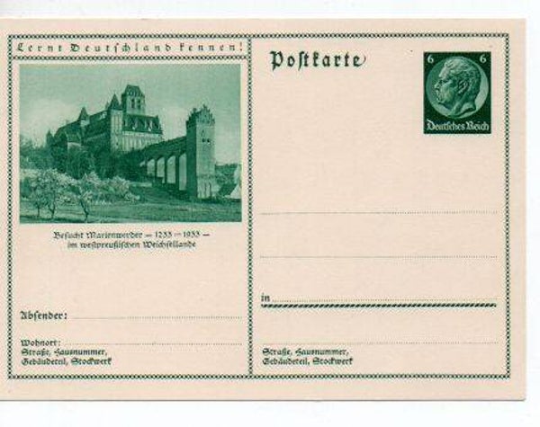 d192-Deutsches Reich Bildpostkarte P221/ 053 ungebraucht *