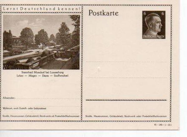 Deutsches Reich Bildpostkarte P304/ 41-185-1-B1 ungebraucht/ *