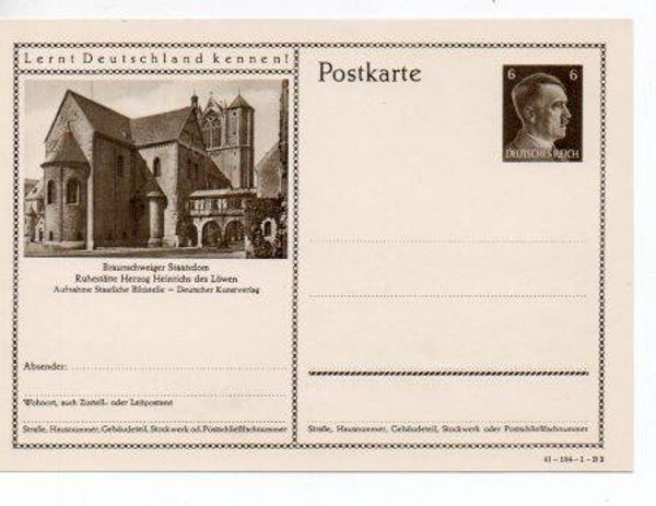 d1956-Deutsches Reich Bildpostkarte P304/ 41-184-1-B3 ungebraucht/ *