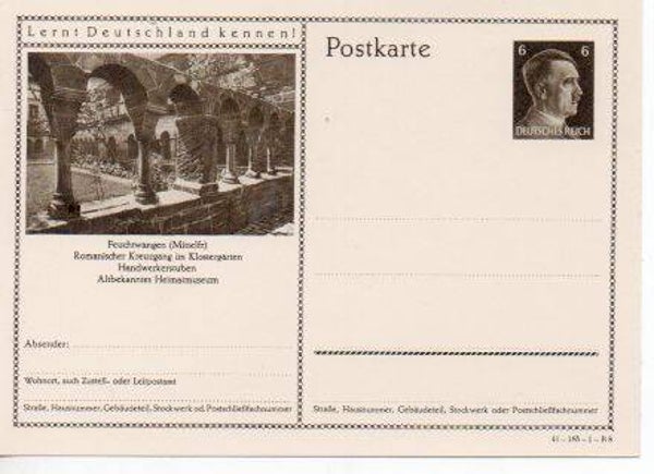 Deutsches Reich Bildpostkarte P304/ 41-185-1-B8 ungebraucht/ *