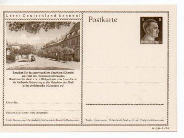 Deutsches Reich Bildpostkarte P304/ 41-186-1-B6 ungebraucht/ *