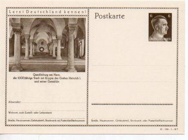 Deutsches Reich Bildpostkarte P304/ 41-186-1-B7 ungebraucht/ *