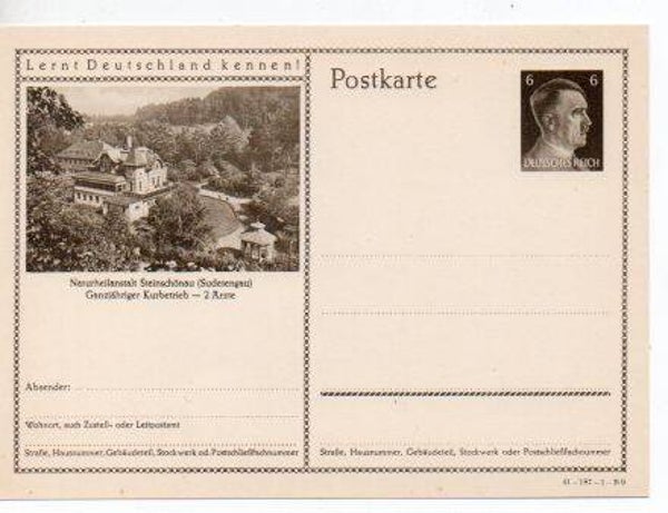 Deutsches Reich Bildpostkarte P304/ 41-187-1-B9 ungebraucht/ *