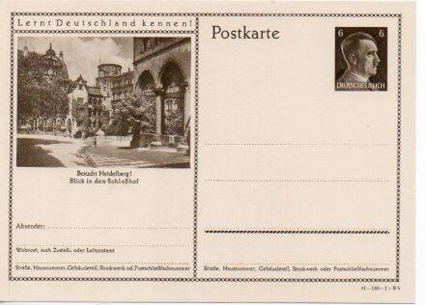 Deutsches Reich Bildpostkarte P304/ 41-188-1-B5 ungebraucht/ *