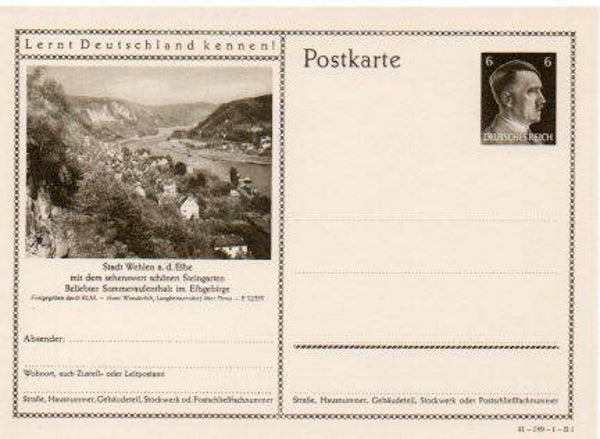 Deutsches Reich Bildpostkarte P304/ 41-189-1-B1 ungebraucht/ *
