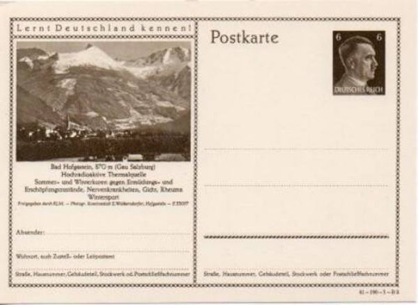Deutsches Reich Bildpostkarte P304/ 41-190-1-B2 ungebraucht/ *