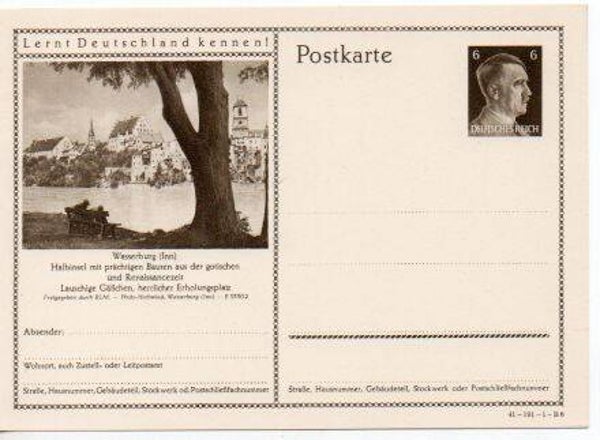 Deutsches Reich Bildpostkarte P304/ 41-191-1-B6 ungebraucht/ *