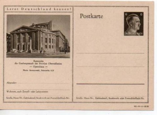 Deutsches Reich Bildpostkarte P305/ 42-4-1-B25 ungebraucht/ *