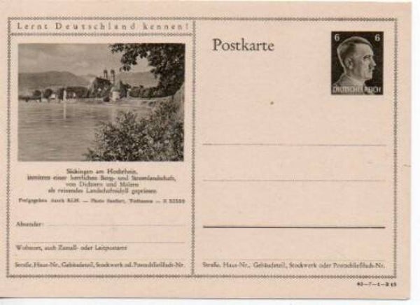 Deutsches Reich Bildpostkarte P305/ 42-7-1-B13 ungebraucht/ *