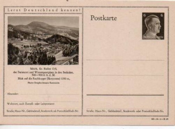 Deutsches Reich Bildpostkarte P305/ 42-8-1-B7 ungebraucht/ *