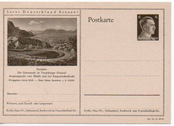 Deutsches Reich Bildpostkarte P305/ 42-9-1-B10 ungebraucht/ *