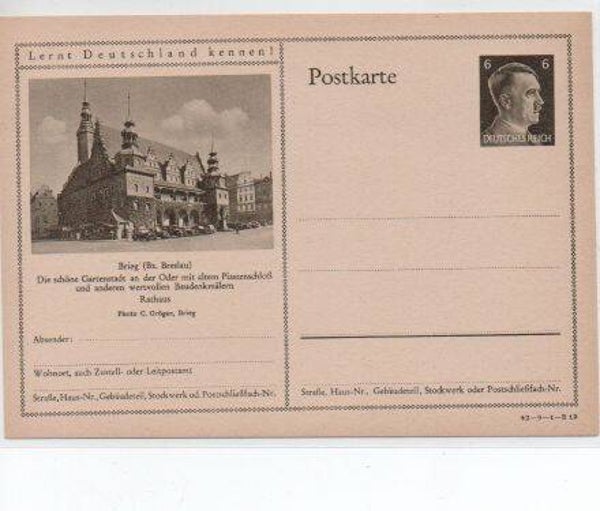 Deutsches Reich Bildpostkarte P305/ 42-9-1-B19 ungebraucht/ *