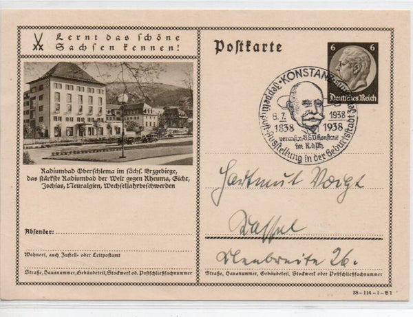 Deutsches Reich Bildpostkarte P236/ 38-114-1-B1 gelaufen/ o