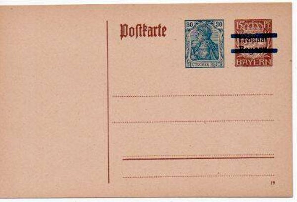 Deutsches Reich Ganzsache P133 I/01 ungebraucht/ *