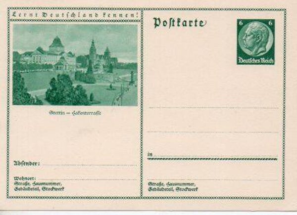 d212-Deutsches Reich Bildpostkarte P221/ 073 ungebraucht *