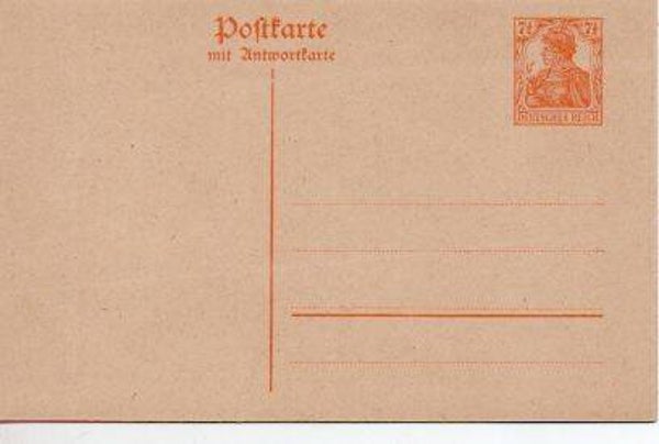 Deutsches Reich Ganzsache P112 ungebraucht/ *