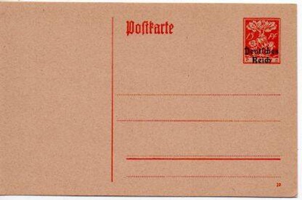 Deutsches Reich Ganzsache P125 ungebraucht/ *