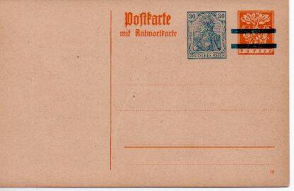 Deutsches Reich Ganzsache P138 I ungebraucht/ *