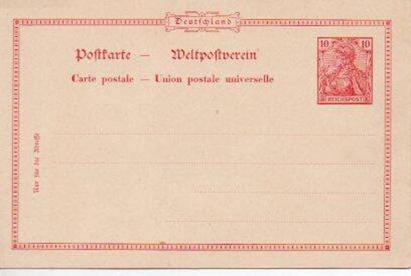 Deutsches Reich Ganzsache P53 ungebraucht/ *
